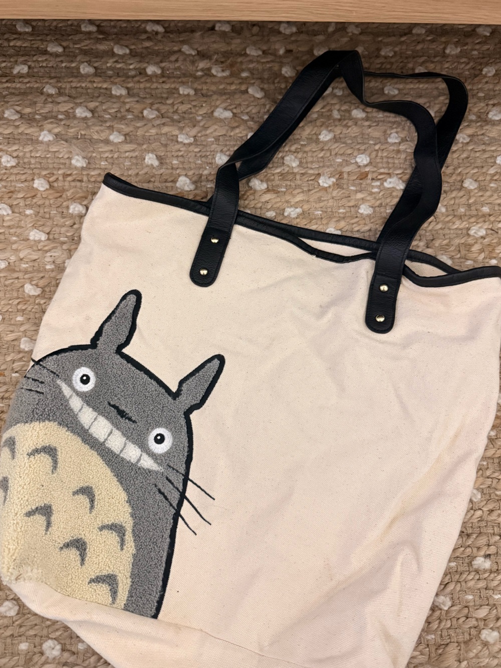 Loungefly Studio Ghibli My Neighbor Totoro Canvas Tote - BoxLunch Exclusive